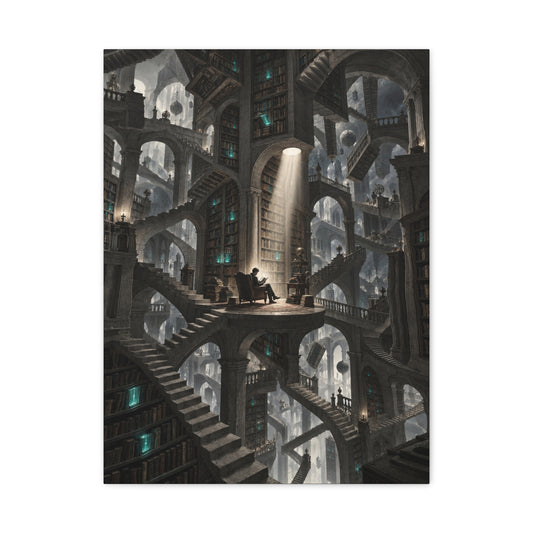 Bibliotheca Infinita · Frameless Canvas
