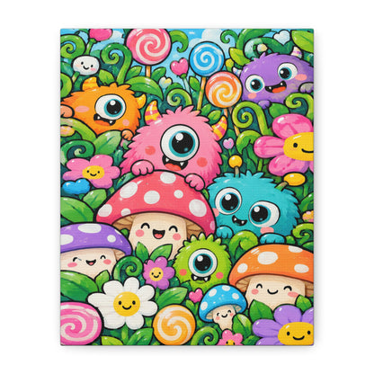 Monster Garden · Frameless Canvas