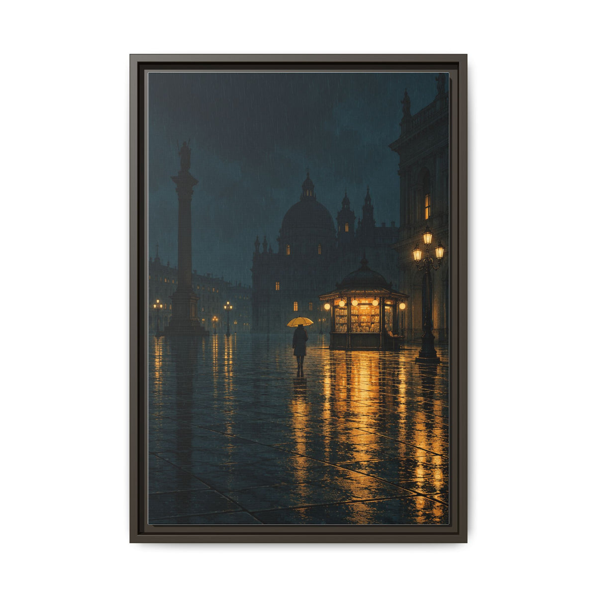 Small Hours · Framed Canvas