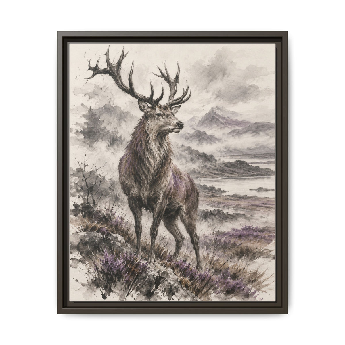 Rex Montium · Framed Canvas