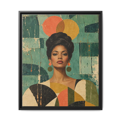 Coral Equinox · Framed Canvas