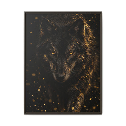 Lupus Aureus · Framed Canvas