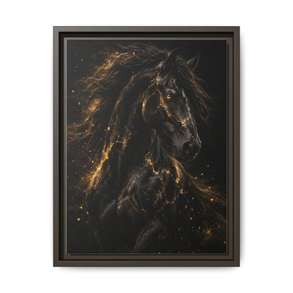 Equus Noctis · Framed Canvas