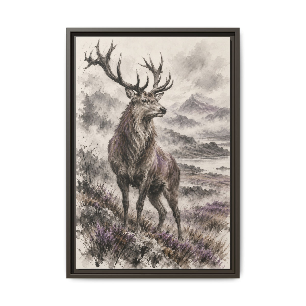 Rex Montium · Framed Canvas