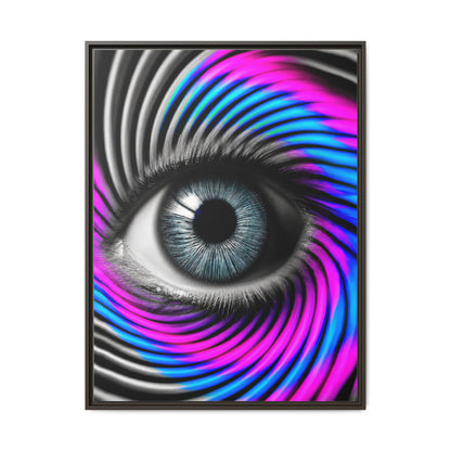 The Perception Vortex · Framed Canvas