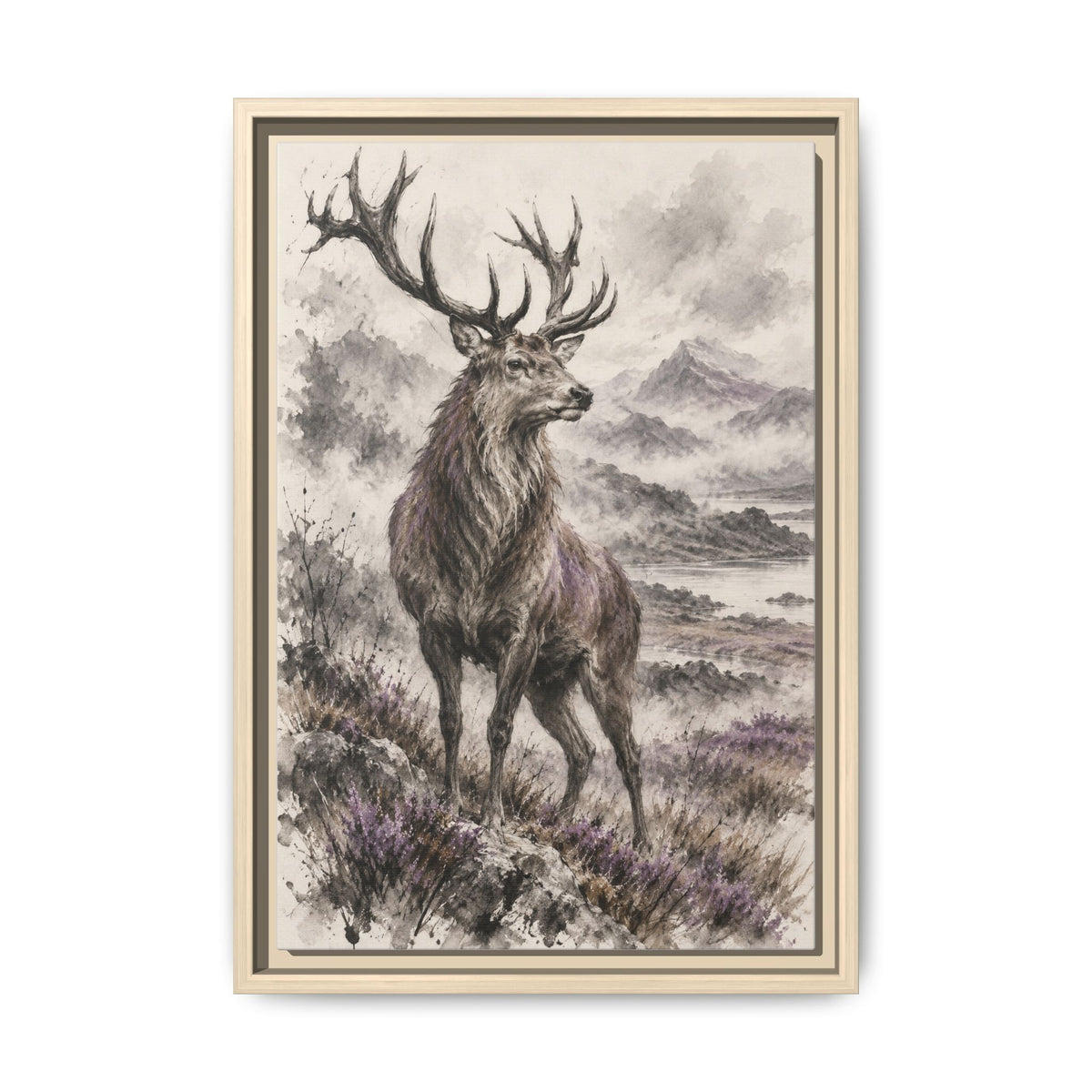 Rex Montium · Framed Canvas
