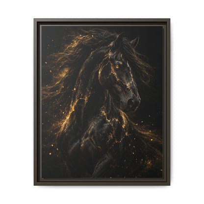 Equus Noctis · Framed Canvas