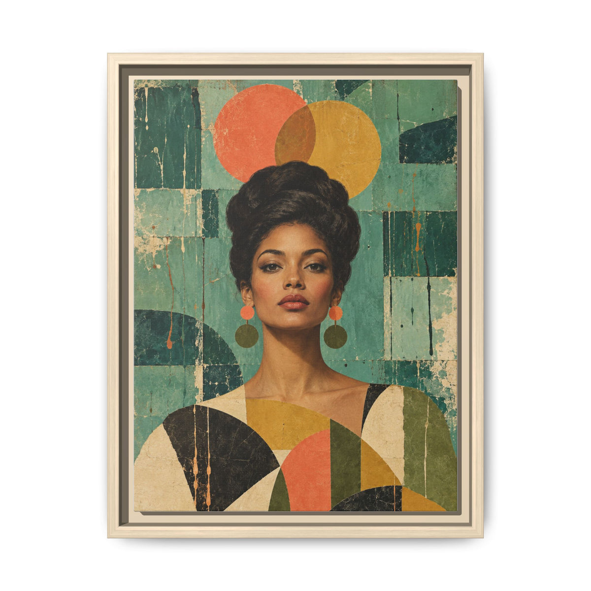 Coral Equinox · Framed Canvas