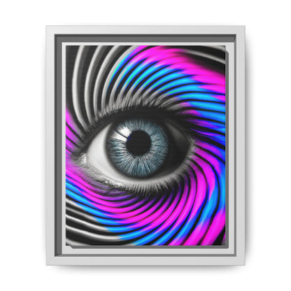 The Perception Vortex · Framed Canvas