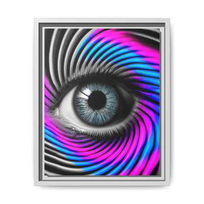 The Perception Vortex · Framed Canvas