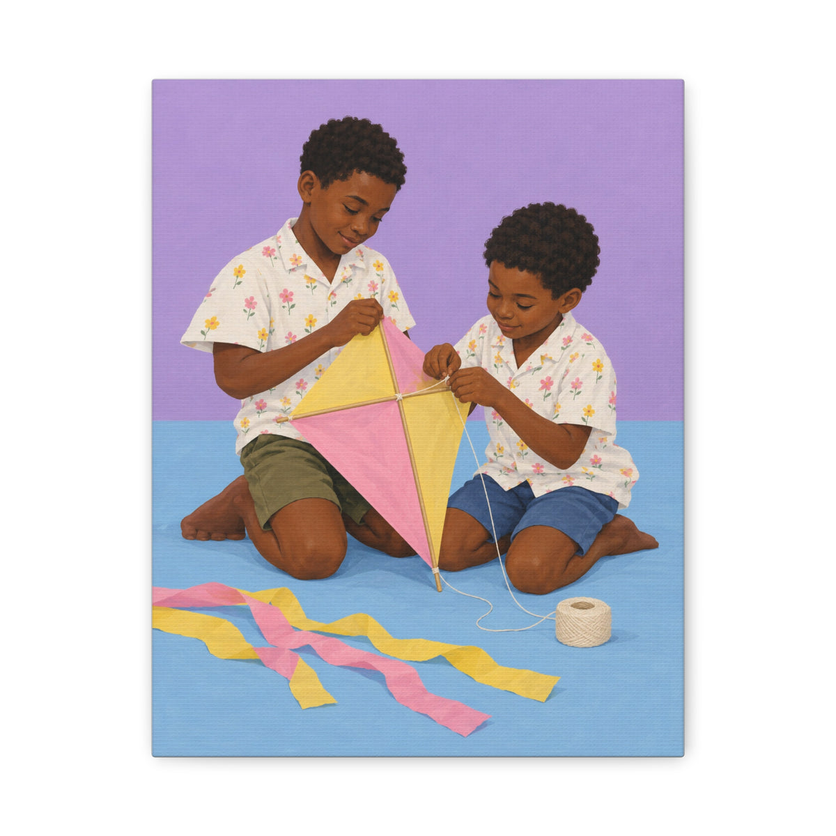 The Kite Makers · Frameless Canvas