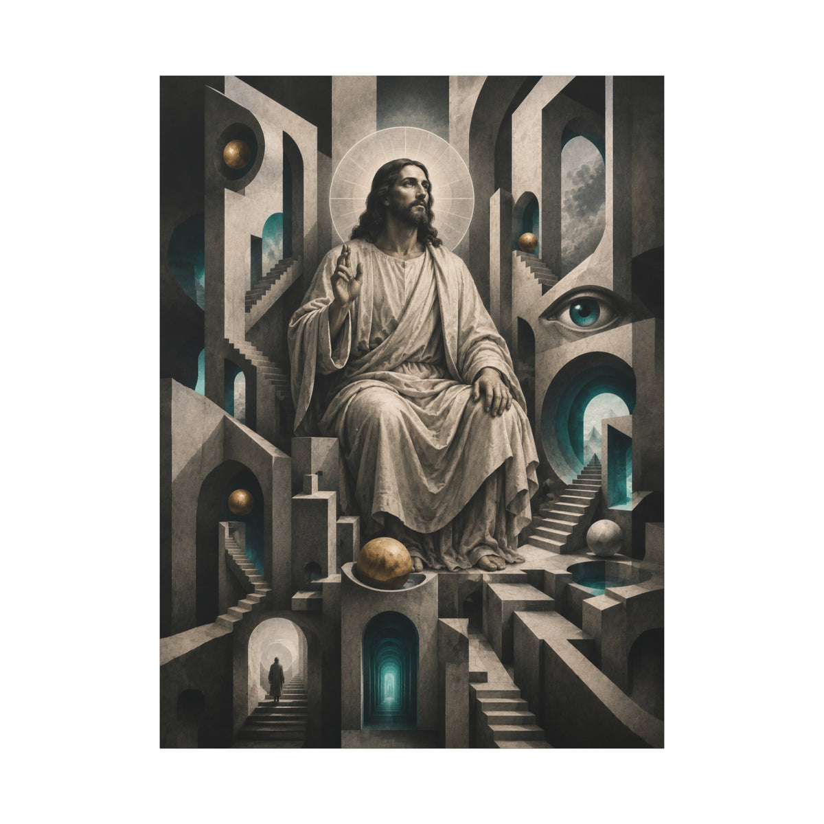 Scala Salvatoris · Frameless Canvas