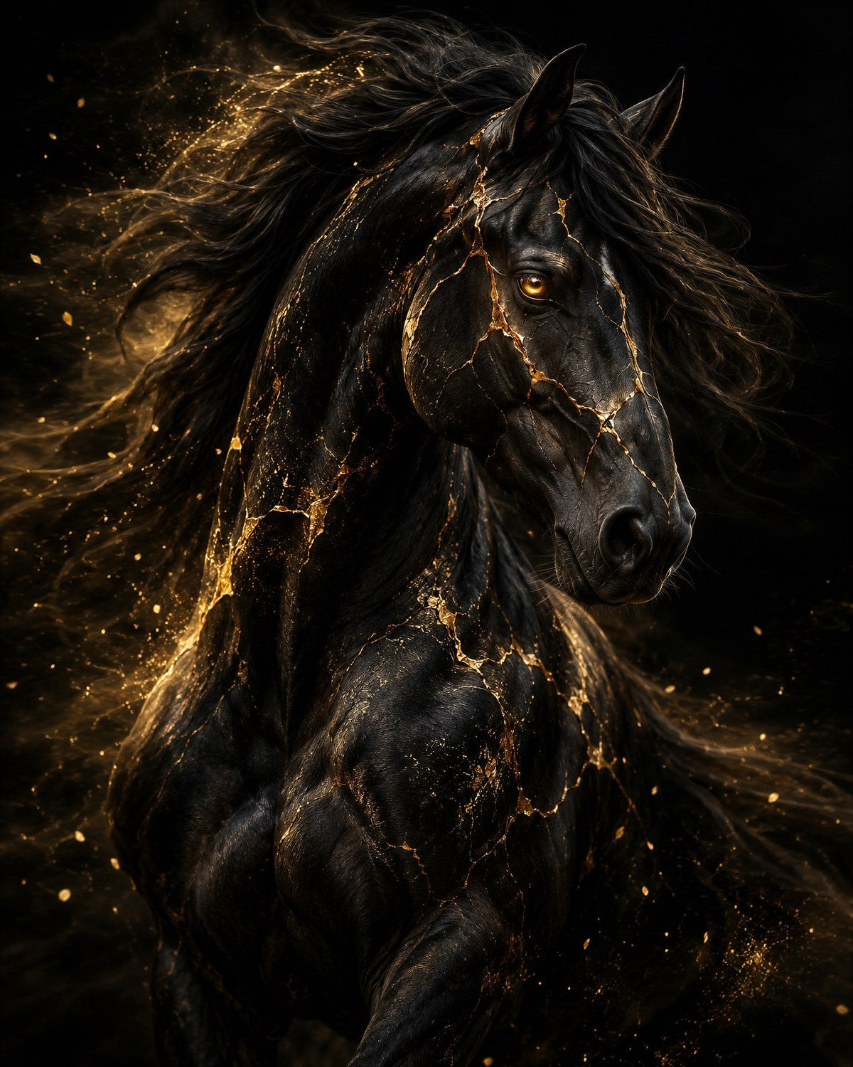 Equus Noctis by Cassian Vale, the artwork
