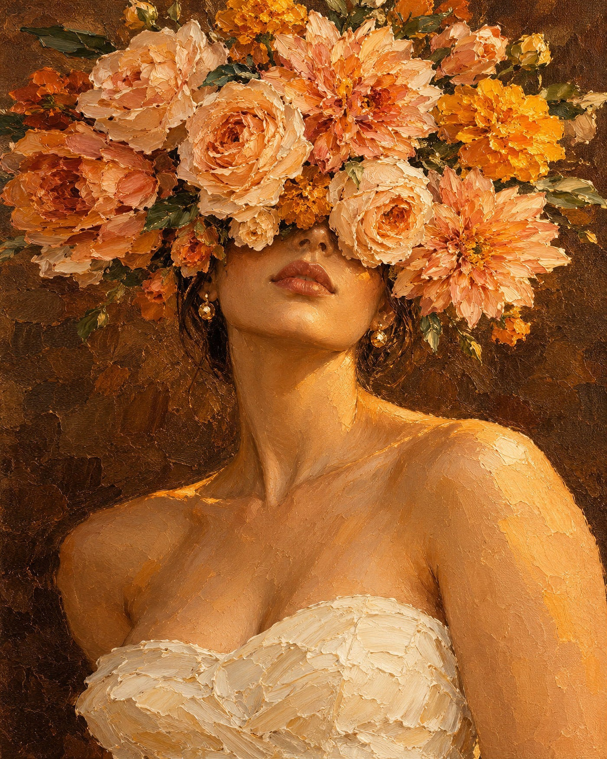 Golden Hour Bloom by Delphine Arcadi, the artwork