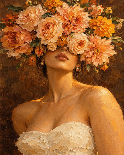 Golden Hour Bloom by Delphine Arcadi, the artwork