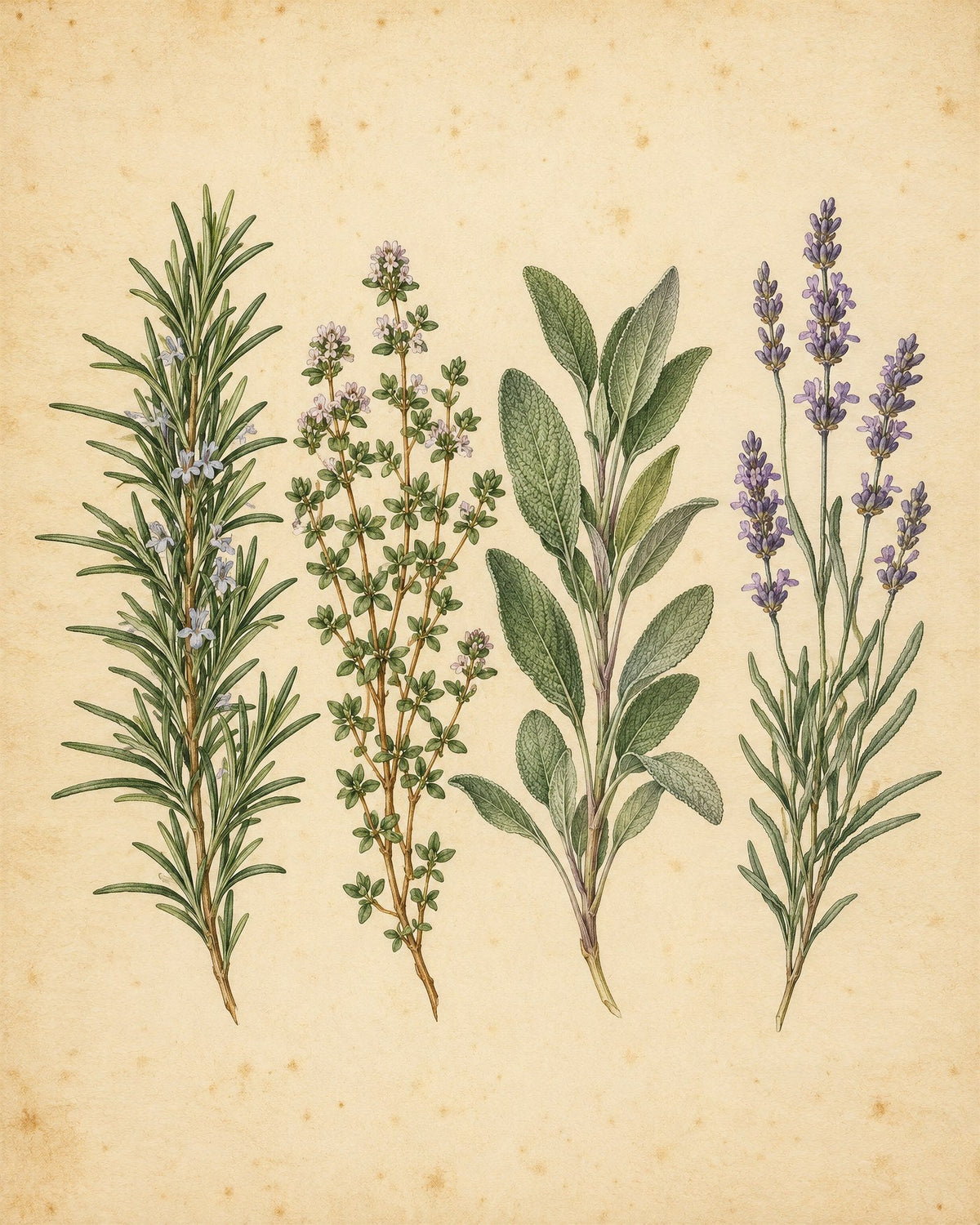 Herb Garden Study by Clementine Hale, the artwork