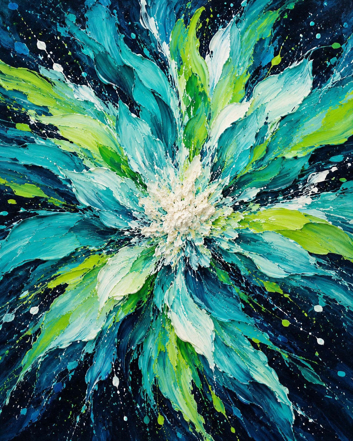 Lagoon Bloom by Saskia Ember, the artwork