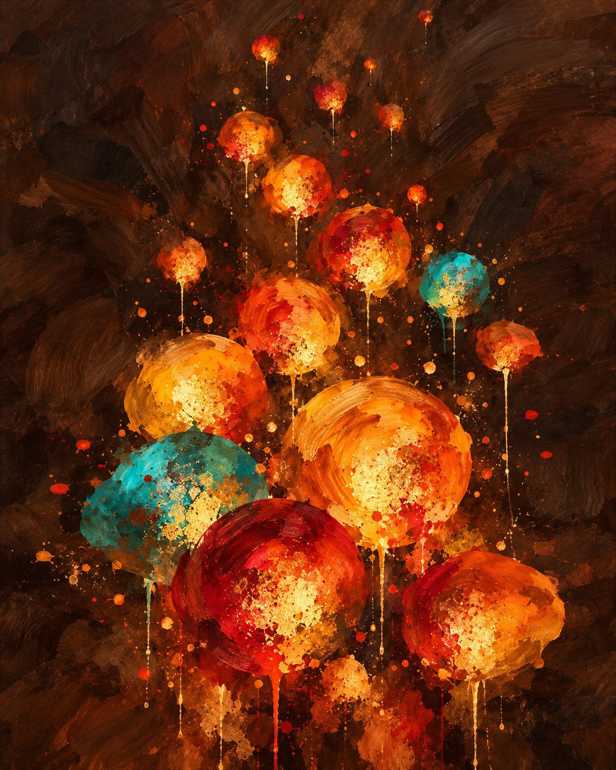 Lanternes du Soir by Roman Fontaine, the artwork