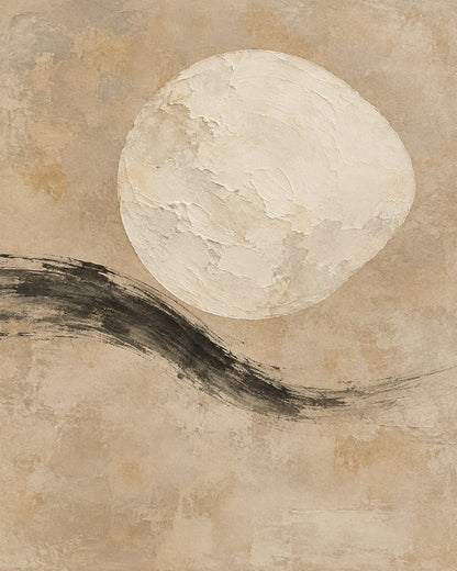 Linen Moon by Mila Sorel, the artwork