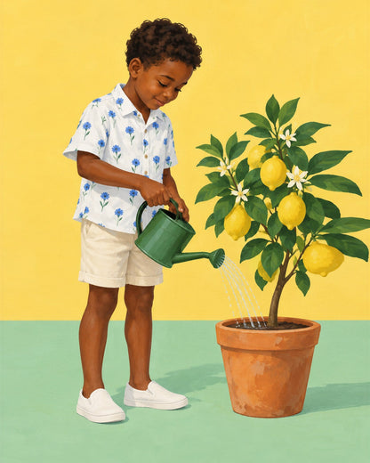 Little Gardener by Theo Ashby, the artwork