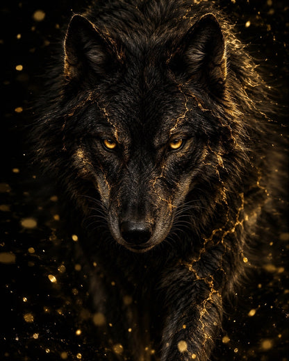Lupus Aureus by Cassian Vale, the artwork