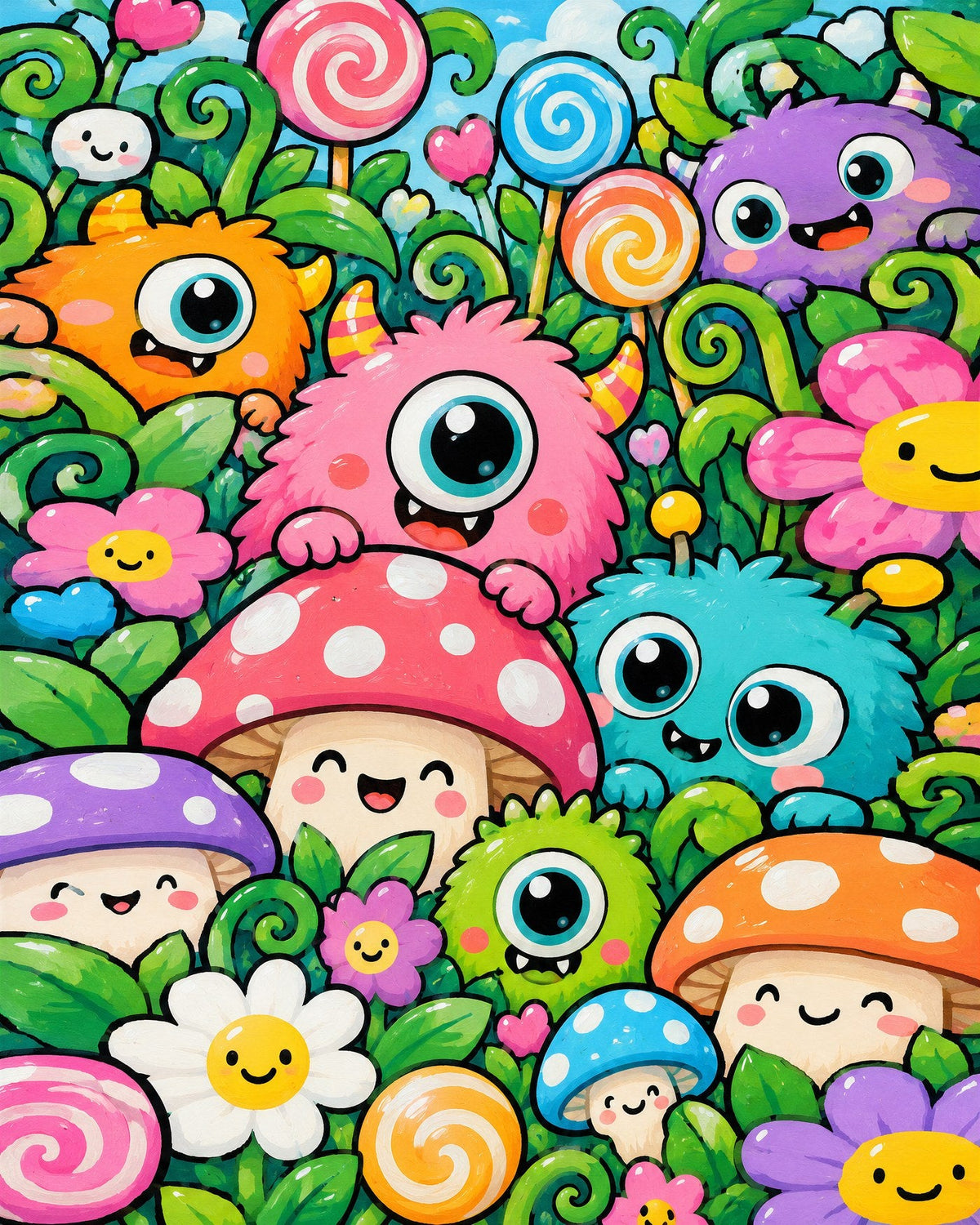 Monster Garden by Juno Bright, the artwork