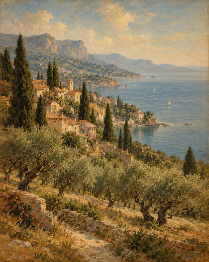 Riviera Afternoon by Rowan Ellery, the artwork
