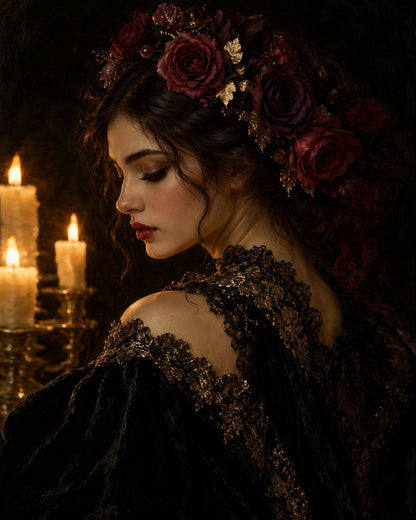 Rosa Notturna by Isadora Veyne, the artwork