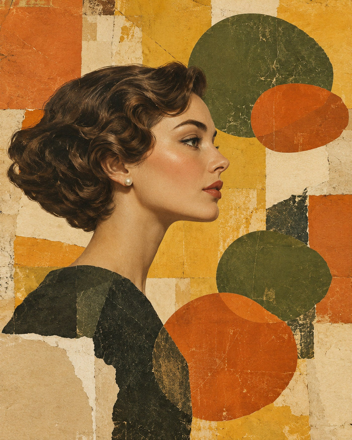 Saffron Thought by Margot Lisle, the artwork