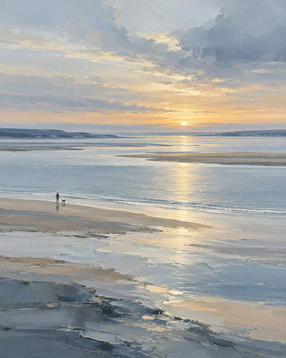 Silver Estuary by Maren Holt, the artwork