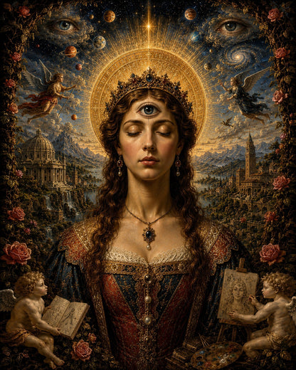 The Awakening of Celestia by Lorenza di Valieri, the artwork
