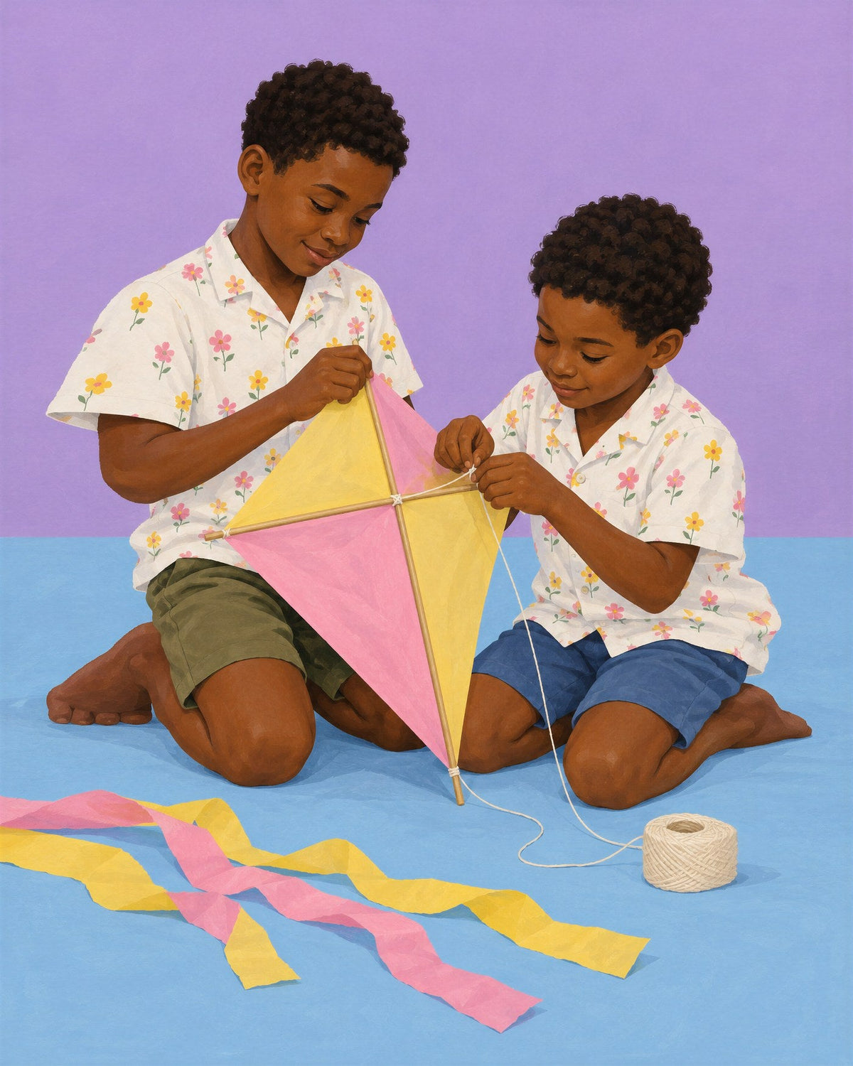 The Kite Makers by Theo Ashby, the artwork