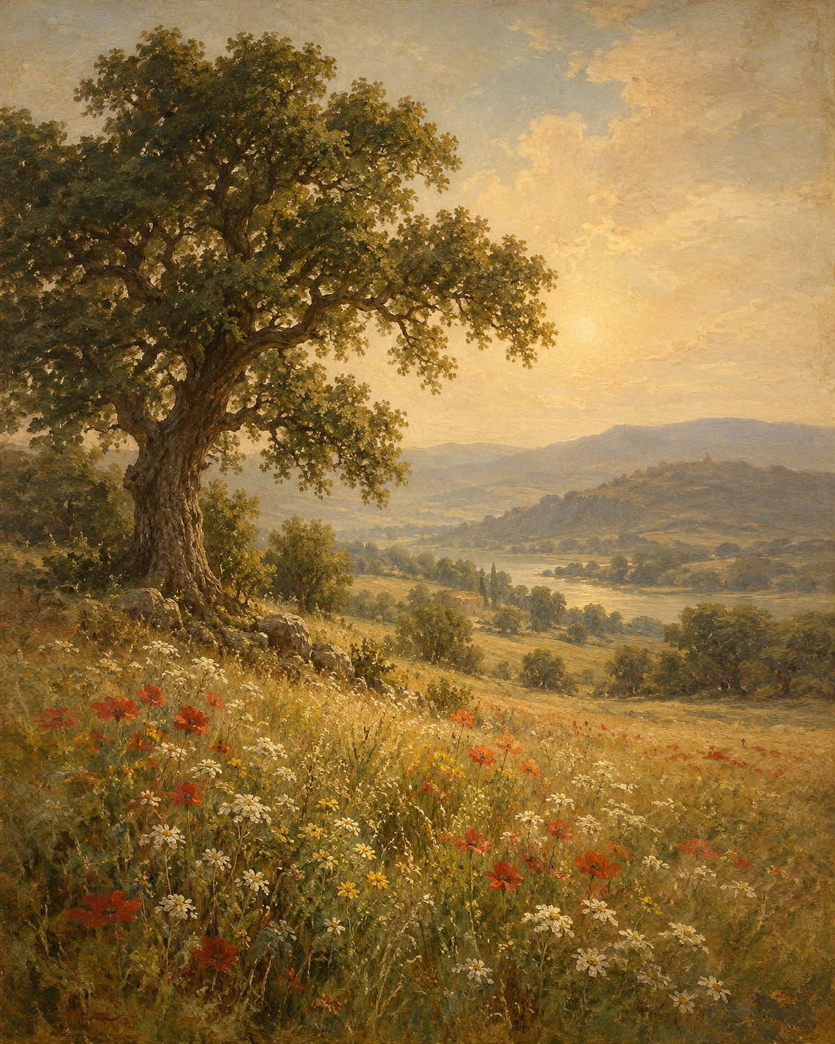 The Long Meadow by Rowan Ellery, the artwork