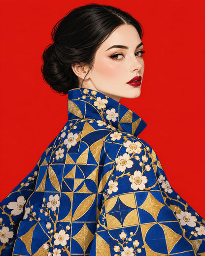 Vermilion Sunday by Kira Valen, the artwork