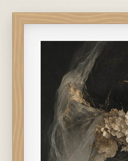 Elysian Florentia Museum Edition, close up of the box frame, bevelled mount and Hahnemühle Photo Rag paper