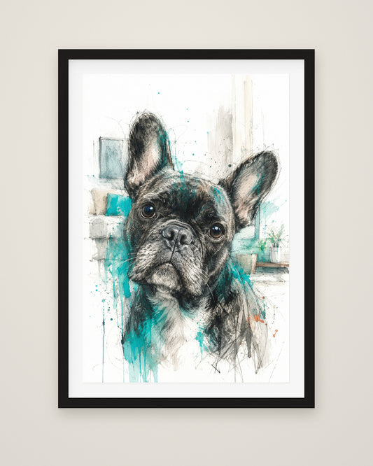 Maison Fidèle by Cassian Rooke, Museum Edition framed fine art print in a black box frame with a snow white mount