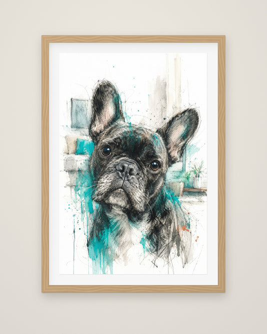 Maison Fidèle by Cassian Rooke, Museum Edition framed fine art print in a natural box frame with a snow white mount