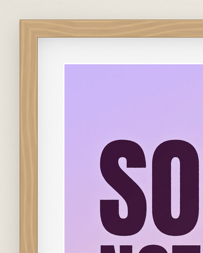 Soft Is Surviving Museum Edition, close up of the box frame, bevelled mount and Hahnemühle Photo Rag paper