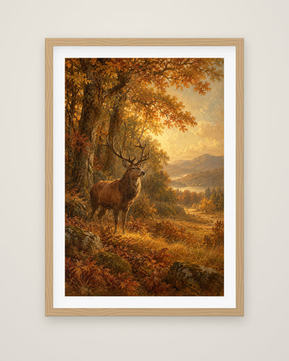 The Clearing by Rowan Ellery, Museum Edition framed fine art print in a natural box frame with a snow white mount