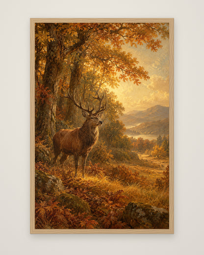 The Clearing by Rowan Ellery, Museum Edition framed edge to edge in a natural box frame, 60 × 90 cm and 80 × 120 cm