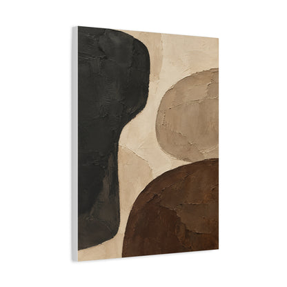 Sand and Shadow frameless canvas side view