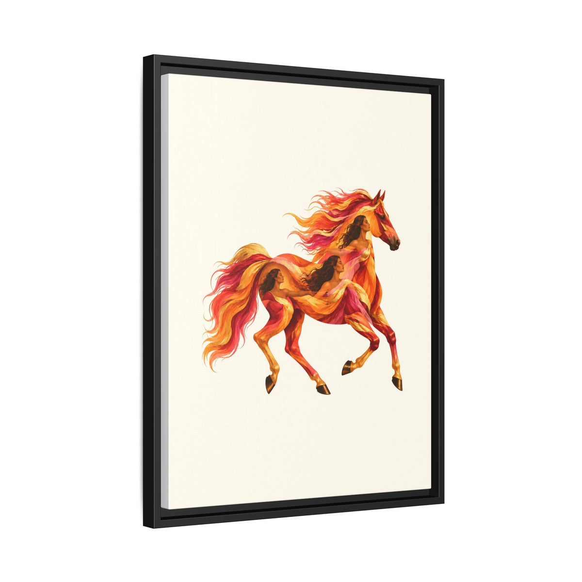Equa Solaris framed canvas side view