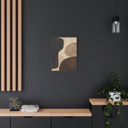 Sand and Shadow frameless canvas styled interior