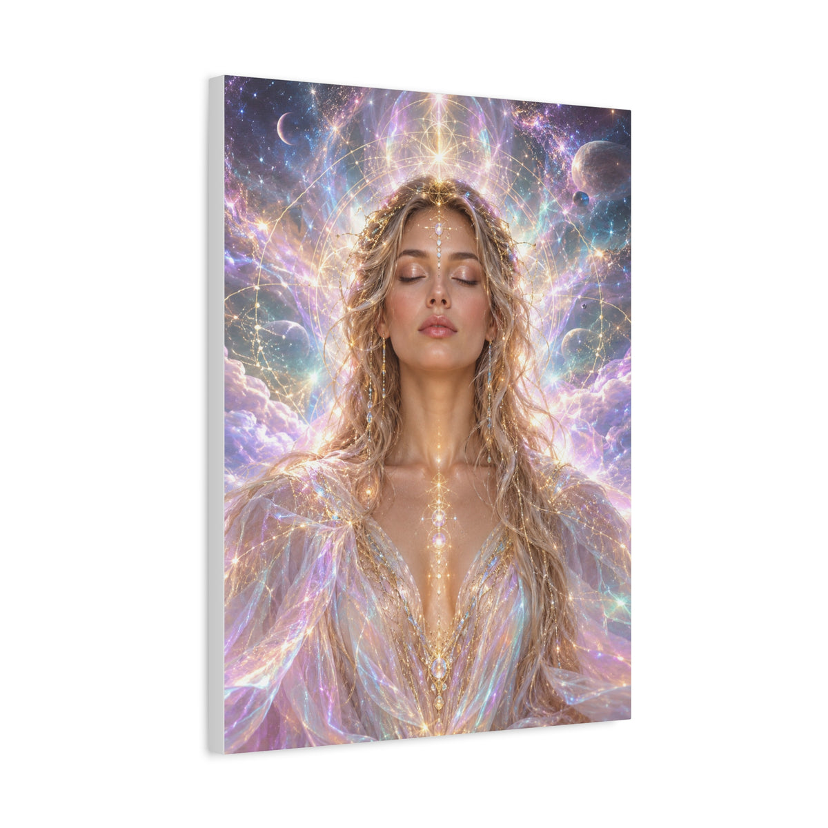 Aura Aeterna frameless canvas side view