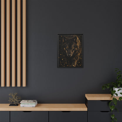 Lupus Aureus framed canvas styled interior