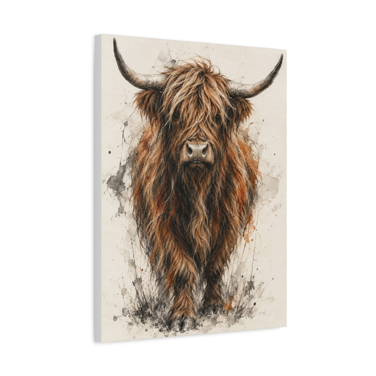 Sienna Caledonia frameless canvas side view