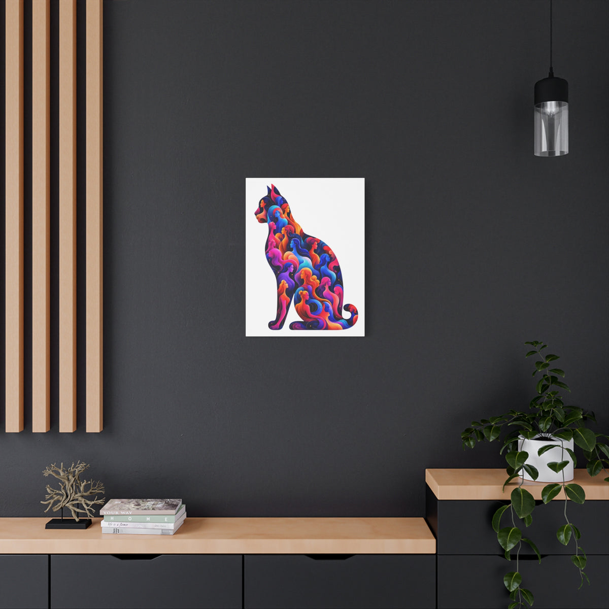 Felis Lumina frameless canvas styled interior