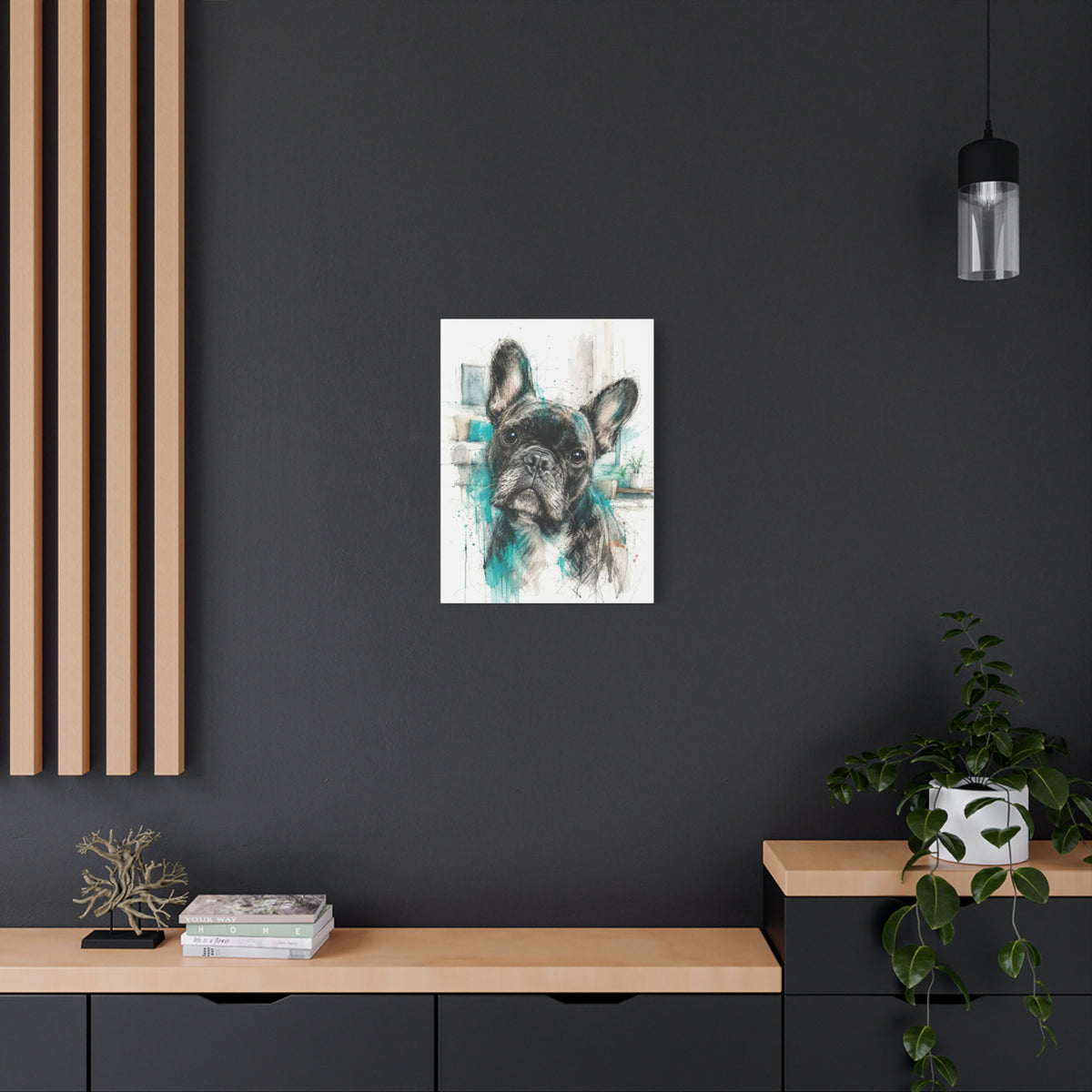 Maison Fidèle frameless canvas styled interior