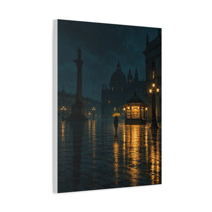 Small Hours frameless canvas side view