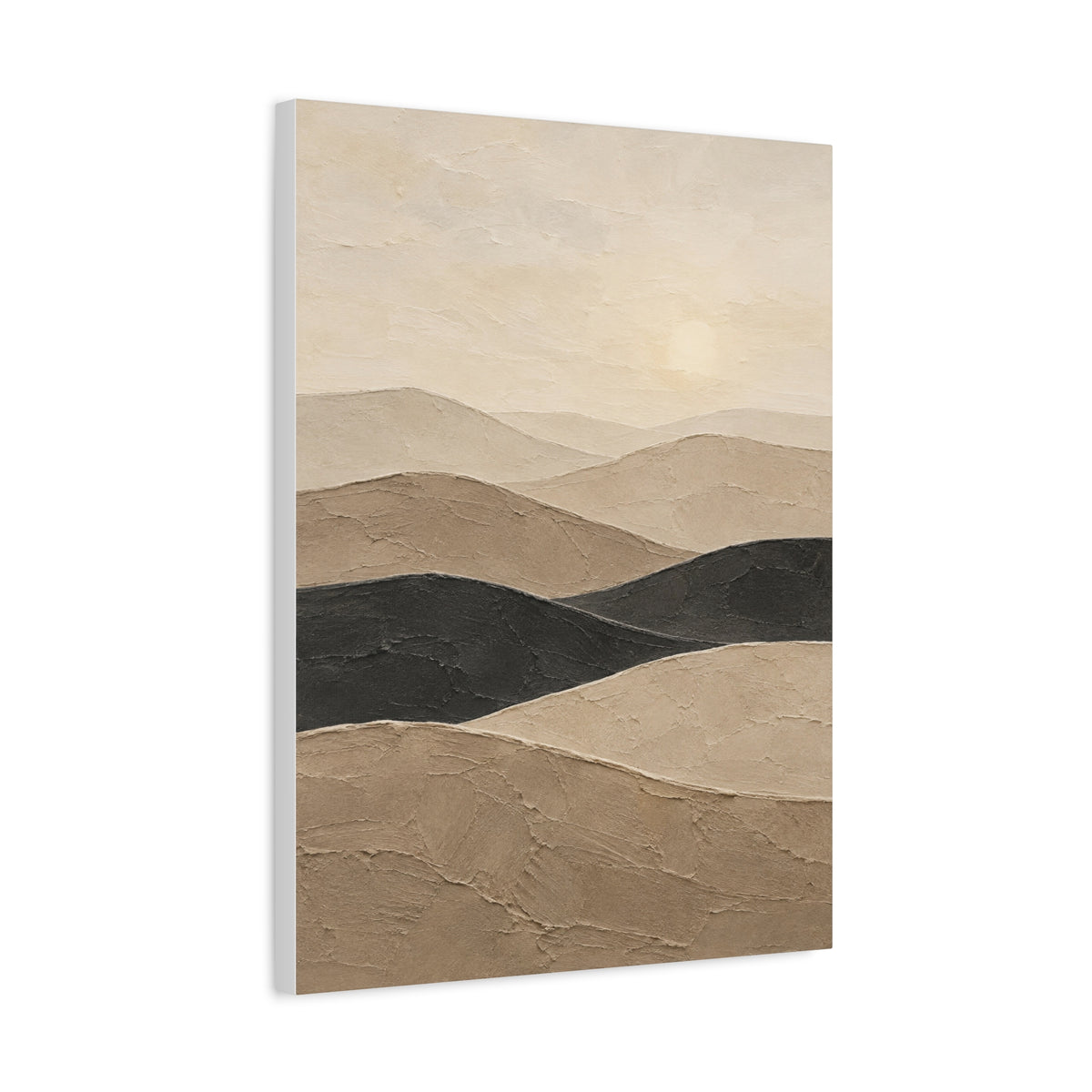 Quiet Hills frameless canvas side view